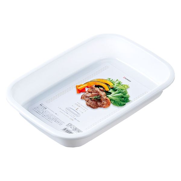 ナカヤ化学産業 お料理バットL K520 1個（直送品） - アスクル