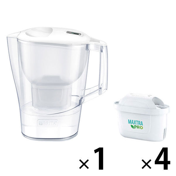 お得セット】 ブリタ（BRITA）ポット型 浄水器 アルーナXL