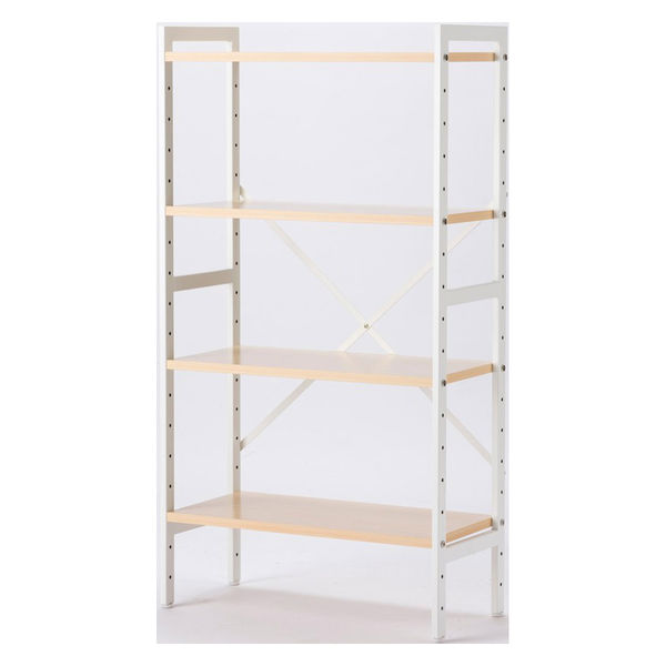 4段のオープンラック 楽天市場】ラック 棚 4段 幅59cm×奥行き28cm×高さ71cm(組立時