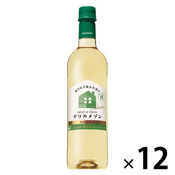 サントリー デリカメゾン 白ワイン 甘口 720ml ペット 1セット