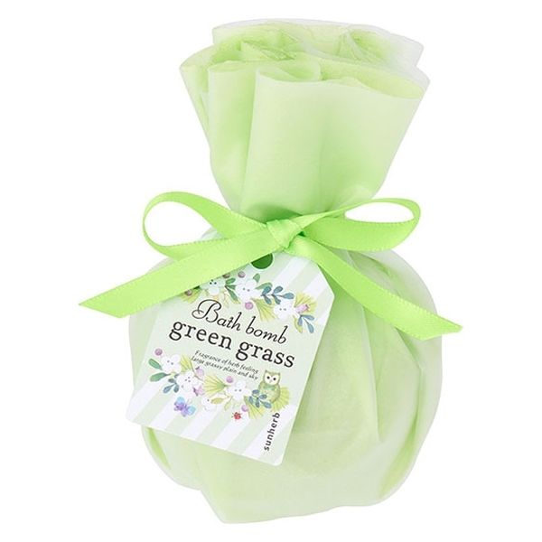 グローバルプロダクトプランニング サンハーブ バスボム150g グリーングラス 4517161139877 1箱(144個入)(直送品)