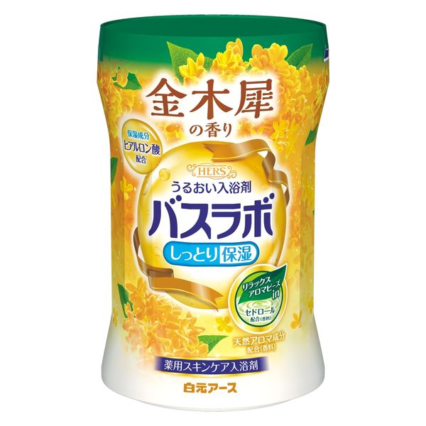 HERSバスラボ ボトル 金木犀の香り 540g 1本 白元アース （透明タイプ）