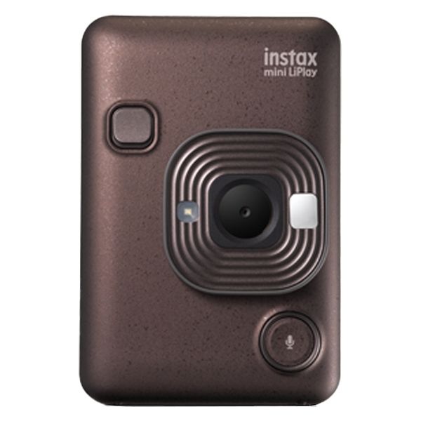 富士フィルム インスタントカメラ チェキ instax mini LiPlay ディープブロンズ 1台 - アスクル