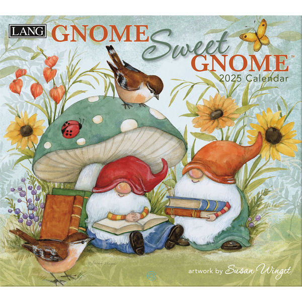 LANG(ラング) GNOME SWEET 2025 壁掛けカレンダー Wall Calendar