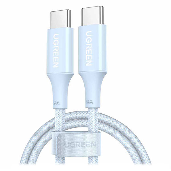 UGREEN to USB-C 高耐久ナイロン編組急速充電ケーブル 1m ブルー UGR-OT-100015 1本