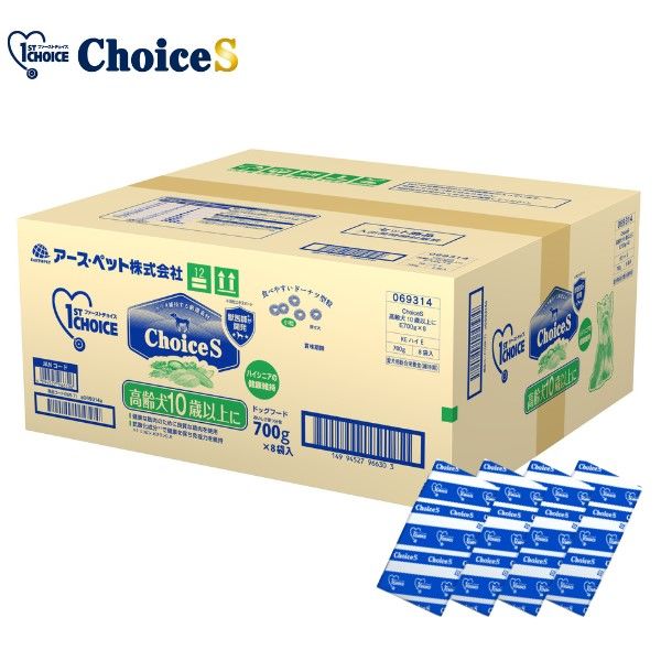 ファーストチョイス ChoiceS 高齢犬10歳以上 チキン 5.6kg（700g