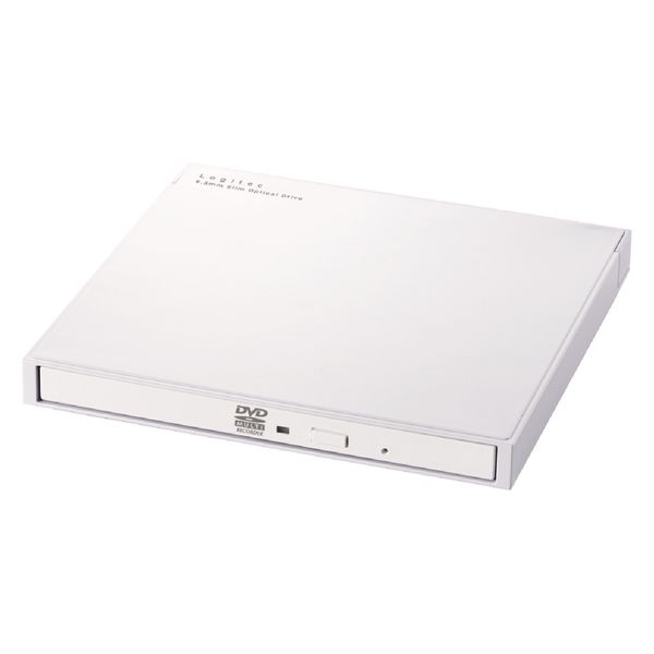 外付け DVDドライブ USB 3.2 Gen1 再生/編集/書込ソフト 白 LDR