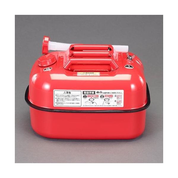 エスコ 20L ガソリン携行缶(UN適合品/1個) EA991HB-120B 1個（直送品） - アスクル