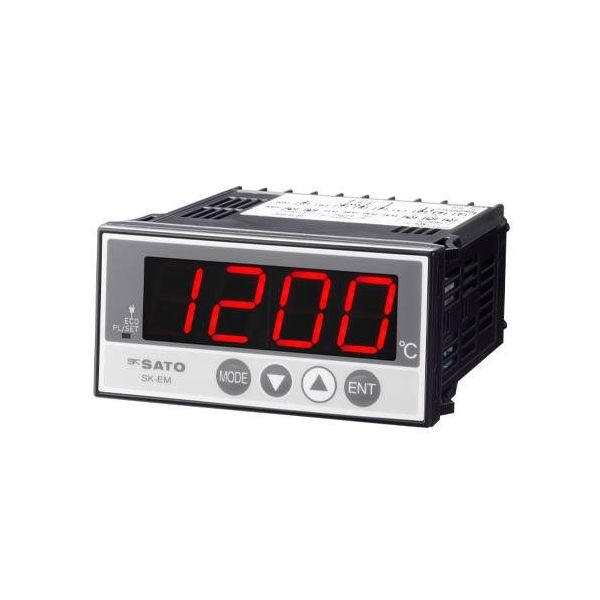 エスコ デジタル温度計(パネル埋め込み式) EA728AD-11A 1個（直送品）