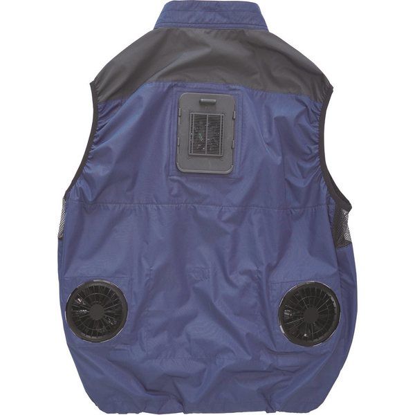 サンコー 【今季完売】圧倒的に冷える 冷蔵服3 ネイビー 5L TKCV245NV 1着 626-3423（直送品） 14,405円