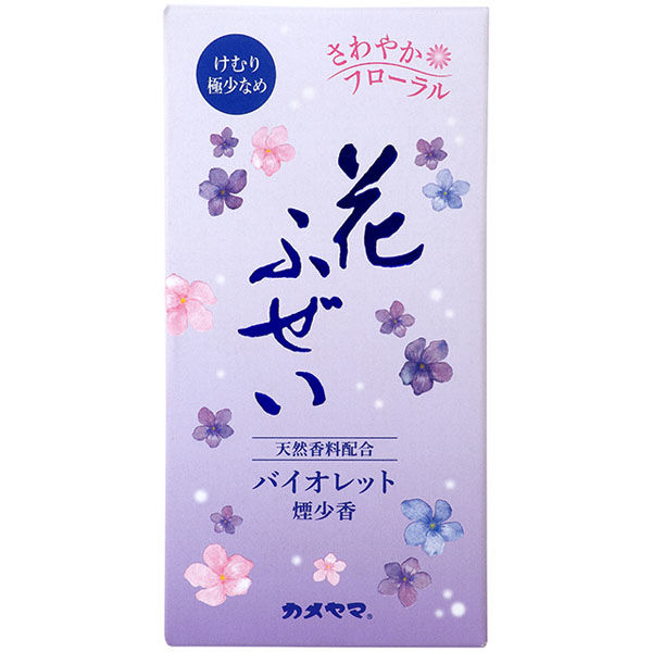 カメヤマ 花ふぜい バイオレット 煙少香 4901435215075 1セット