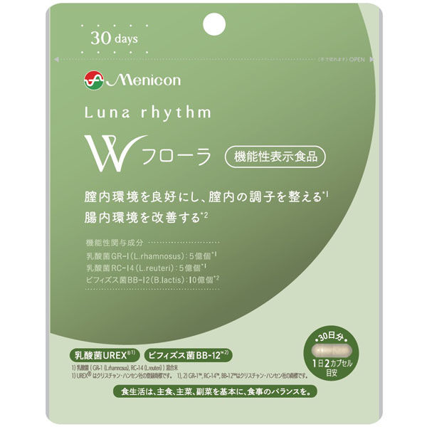 メニコン ルナリズムWフローラ30日分 4984194821824 1セット(60