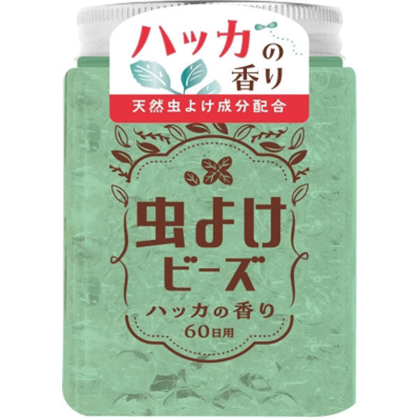 ウエ・ルコ 虫よけビーズ2 60日用ハッカの香り 4995860517996 1セット(200g×10)（直送品） - アスクル