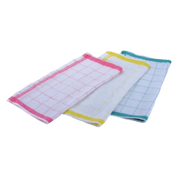 カンダ 格子ふきん 10枚入 4976187239006 1袋(10枚入)（直送品）
