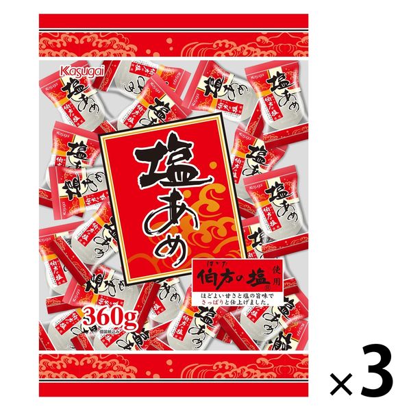 【30％OFF】 塩あめ 360g アスクル - 飴 塩分補給 春日井製菓 1袋 コスプレ衣装