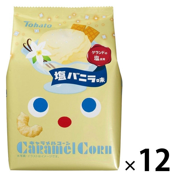 キャラメルコーン 塩バニラ味 65g 1セット(1袋×12) 東ハト キャラメルコーン 塩バニラ味 65g 1セット(1袋×12) 東ハト