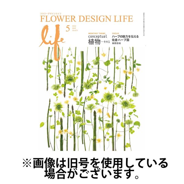 フラワーデザインライフ 2024/09/01発売号から1年(12冊)（直送品）