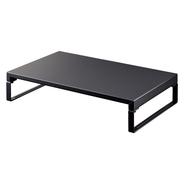 リヒトラブ 机上台 幅390mm ロータイプ マットブラック A7330-124 1台