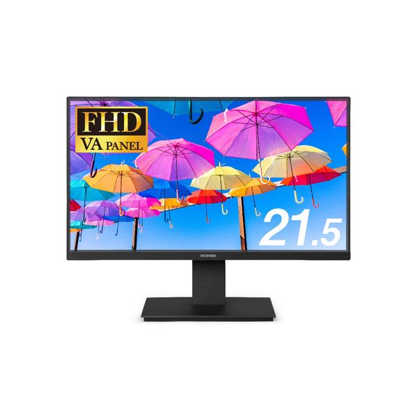 アイリスオーヤマ 21.5インチ液晶モニター ILD-D21FHT-B 1台 - アスクル