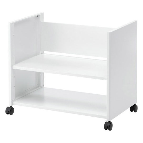 セキュリティラック用スタンド 大 幅800×奥行490×高さ670mm ホワイト RAC-SL4STN 1個（直送品）