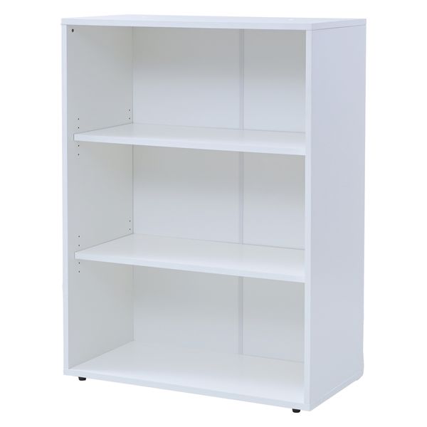 マルチワーク 木製システム収納 オープン3段 上下兼用 幅795×奥行395