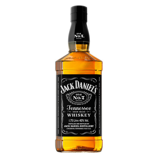 競売 ジャック ダニエル ウイスキー 1本 瓶 1L 40度 ブラック 置物