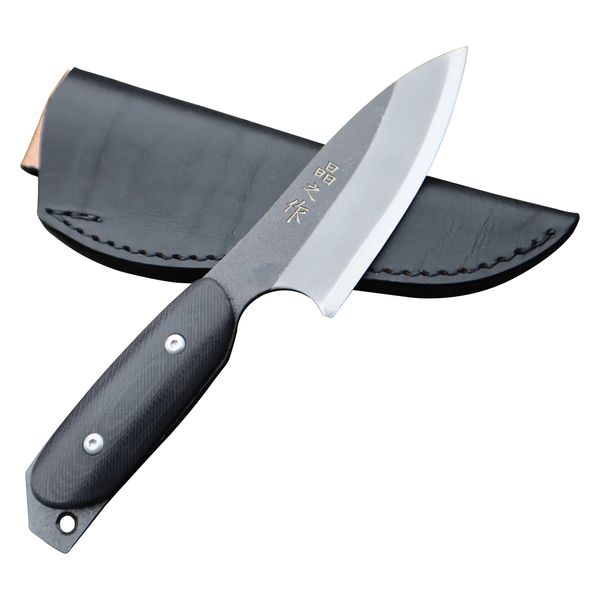 トヨクニ G10ハンドル 万能フルタングミニナイフ『野山川
