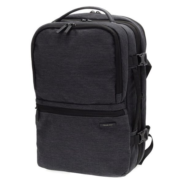 エツミ ピークビズ バックパック22 13.3型対応 ブラック VPEAK-22BK 1個