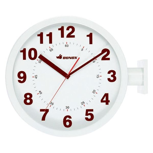ダルトン 掛け時計 置き時計 ダブルフェイス クロック アイボリー DULTON ONLINE SHOP | DOUBLE FACE WALL CLOCK IVORY(IVORY