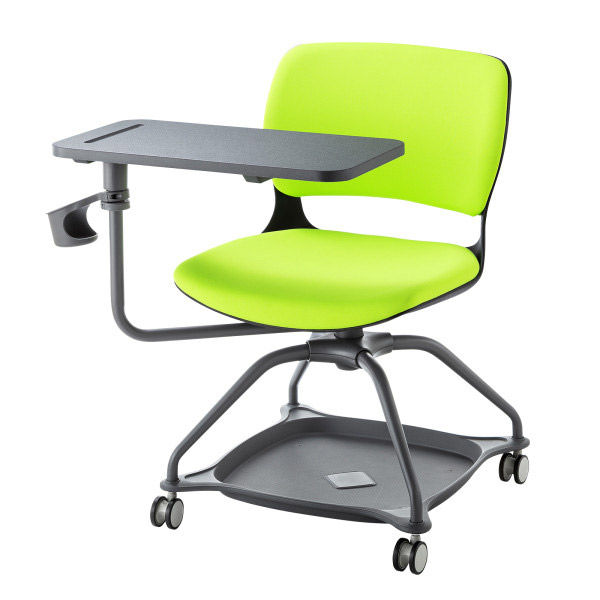 サンワサプライ ミーティングチェア テーブル付き グリーン SNC-T165G 1脚（直送品）