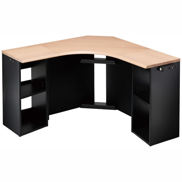 【アウトレット】【軒先渡し】コイズミファニテック ULTAGE コーナーデスク L型 KWD-794MOBK 1台（直送品）