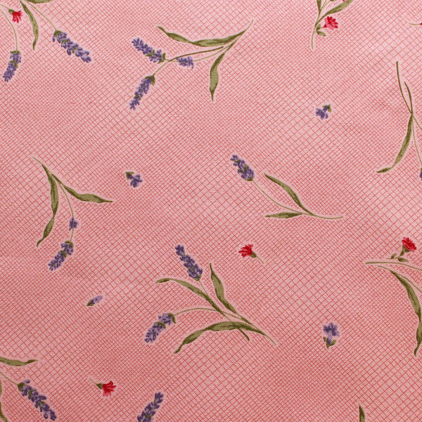パッチワークコレクション 花柄 プリント生地 ピンク 巾約110cm×3mカット NCM11260-1F-3M（直送品）