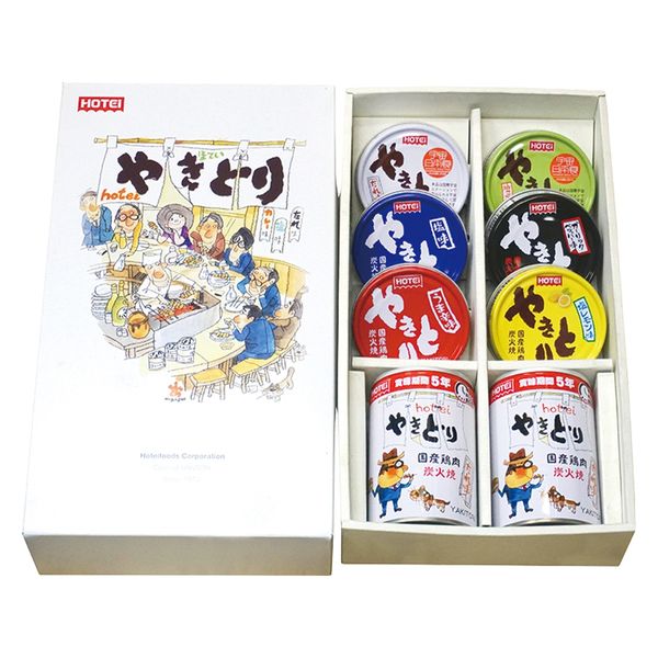 ホテイフーズ やきとりオリジナルギフトアソート 8缶 1個 缶詰