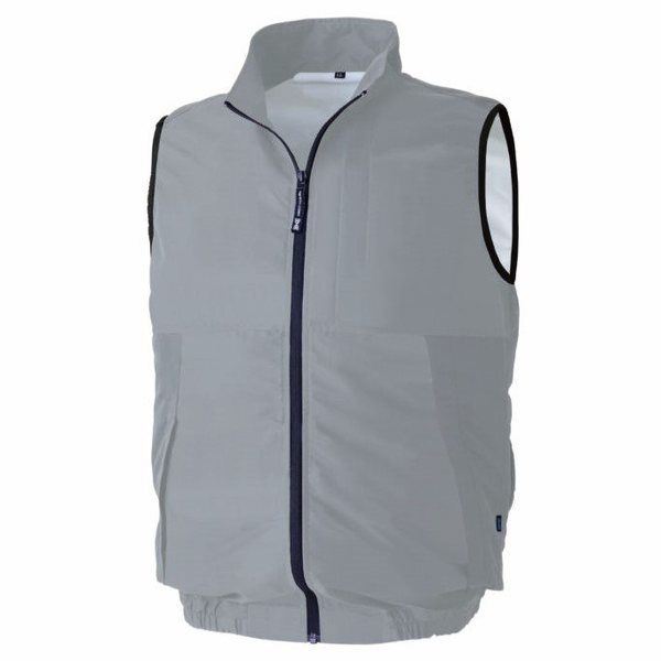 空調服 KU92425 空調服ベスト(横ファン) シルバー 4L KU92425