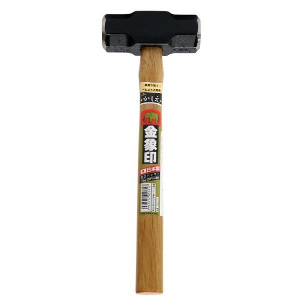 極上　象置物3点　485g  タエチ　東さ6-1014① 浅香工業 金象 両口ハンマー 1.3kg 330柄 050317 1個（直送品