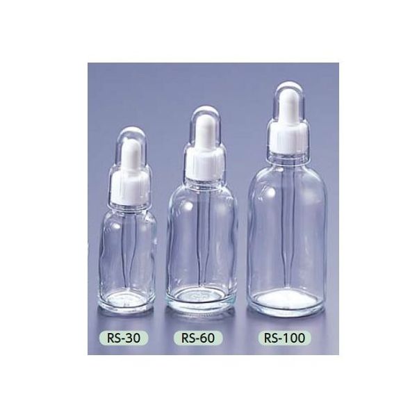 マルエム スポイド瓶(丸型) 透明 30mL 24本 RS-30 1ケース(24本) 4-3022-51（直送品）