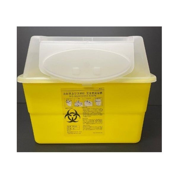 メドマイン 注射針回収容器 シャープセイフ 8L F080 1個 0-9601-34（直送品）