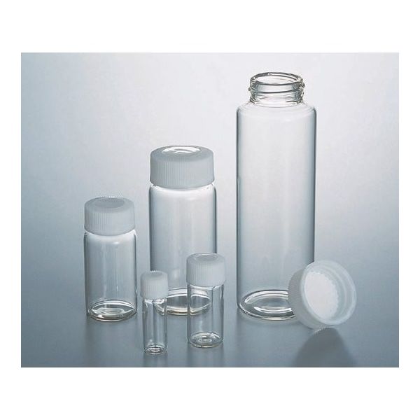 コリアグランドセール マルエム スクリュー管瓶 1箱 No.5 透明(ケース販売)50本入 20mL 研究用容器・計量器
