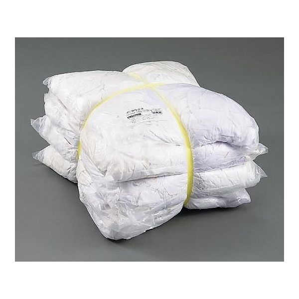 日光物産 ウエス 白 バラ 2kg W0230 1個 3-1817-31（直送品）