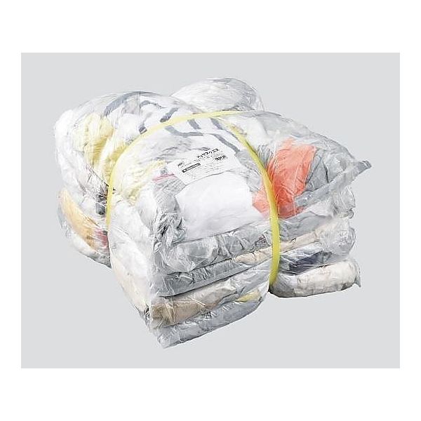 日光物産 淡色厚メリヤスウエス 1セット(2kg×5袋入) W0265 1セット 3-1866-01（直送品）