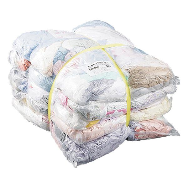 日光物産 メリヤスウエス 淡色 1セット(2kg×5袋入) W0250 1セット 3-1865-11（直送品）