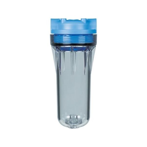 日本フイルター フィルターハウジング 「」 透明 125mm1本用 Oリング:EPDM NFH-A-5-E 1台 61-1985-88（直送品）