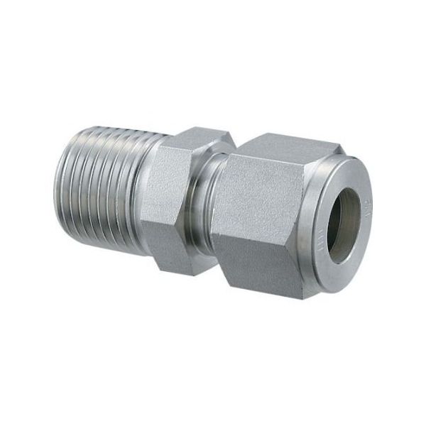 フジトク SUS316製ハーフユニオン Φ8×1/8B ステンレス管用 Wフェルールフィッティング MC-8-1 1個 61-2856-87（直送品）