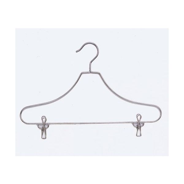 キャニオン ステンレスハンガー(クリップ付) SHG-4023C 1本 61-3806-88（直送品）