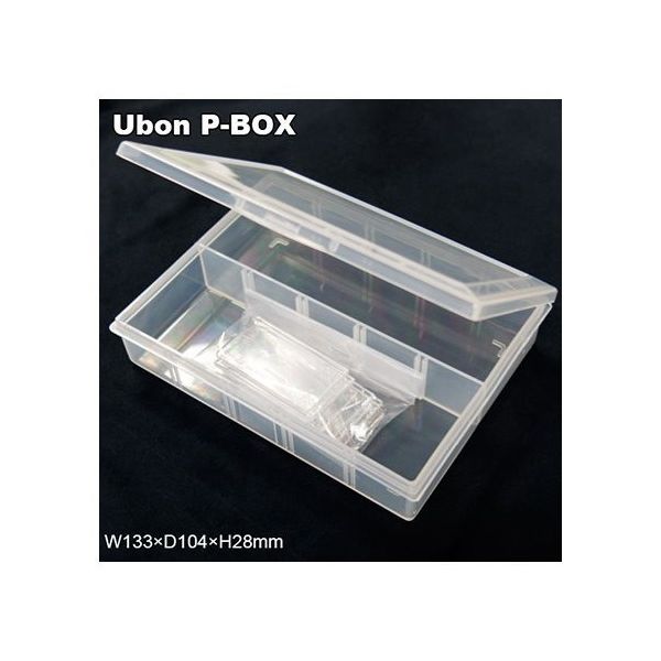 スズデン 小型パーツケース W133×D104×H28mm P-BOX 1個 62-2202-23（直送品）