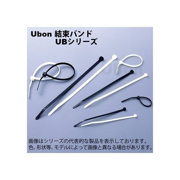 スズデン 結束バンド(標準タイプ)99mm×2.5mm 100本入 黒 UB-100B 1パック(100本) 62-2206-57（直送品）