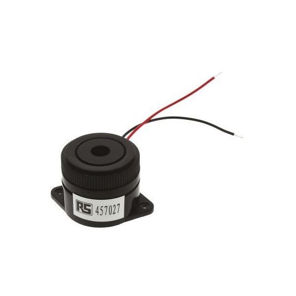 アールエスコンポーネンツ 圧電ブザー 95dB パネルマウント 1袋(5個入) 457-027 1袋(5個) 63-4627-49（直送品）