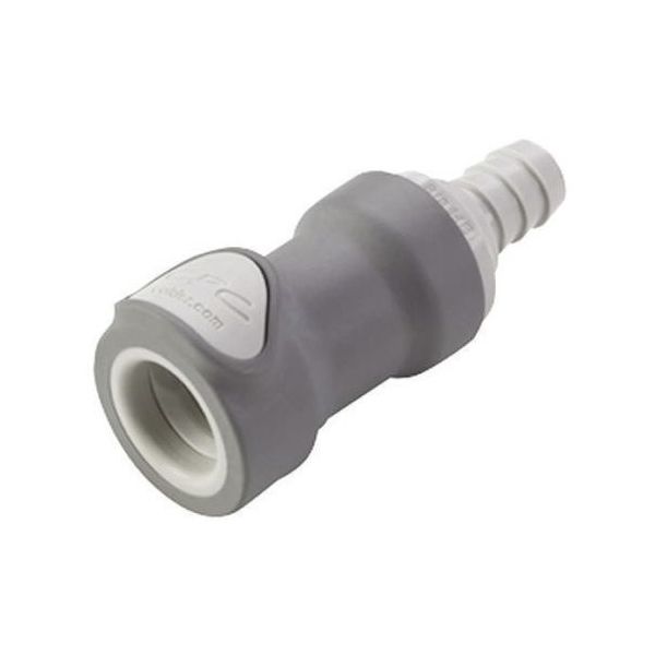 CPC ホースカップリング ソケットカプラ ホース内径 3/8インチ PP NS4シリーズ NS4D170-06 1個 64-0170-19（直送品）