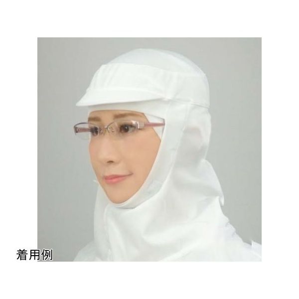 日本フィットフード フィットフード エポックメイキングバージョン ツバ付き ホワイト LL 30枚入 FH450WLL 1箱(30枚)（直送品）