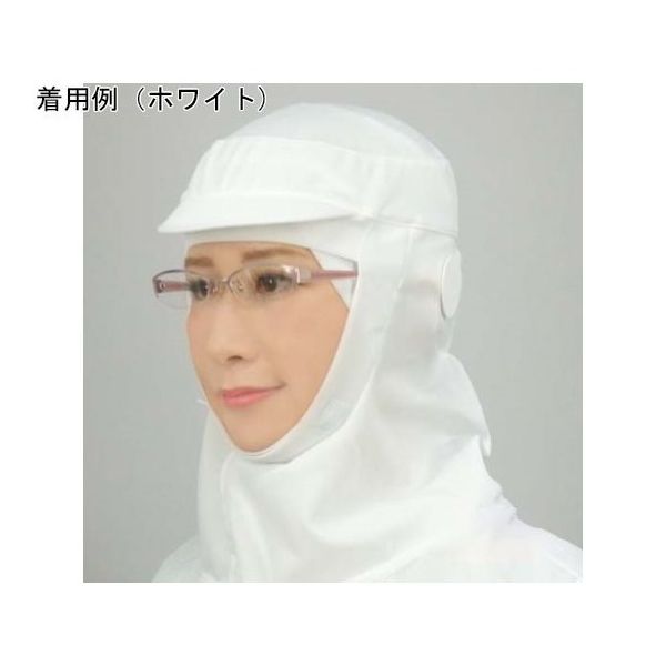 日本フィットフード フィットフード エポックメイキングバージョン ツバ・マスク掛け付き ブルー L 30枚入 FH451BL 1箱(30枚)（直送品）